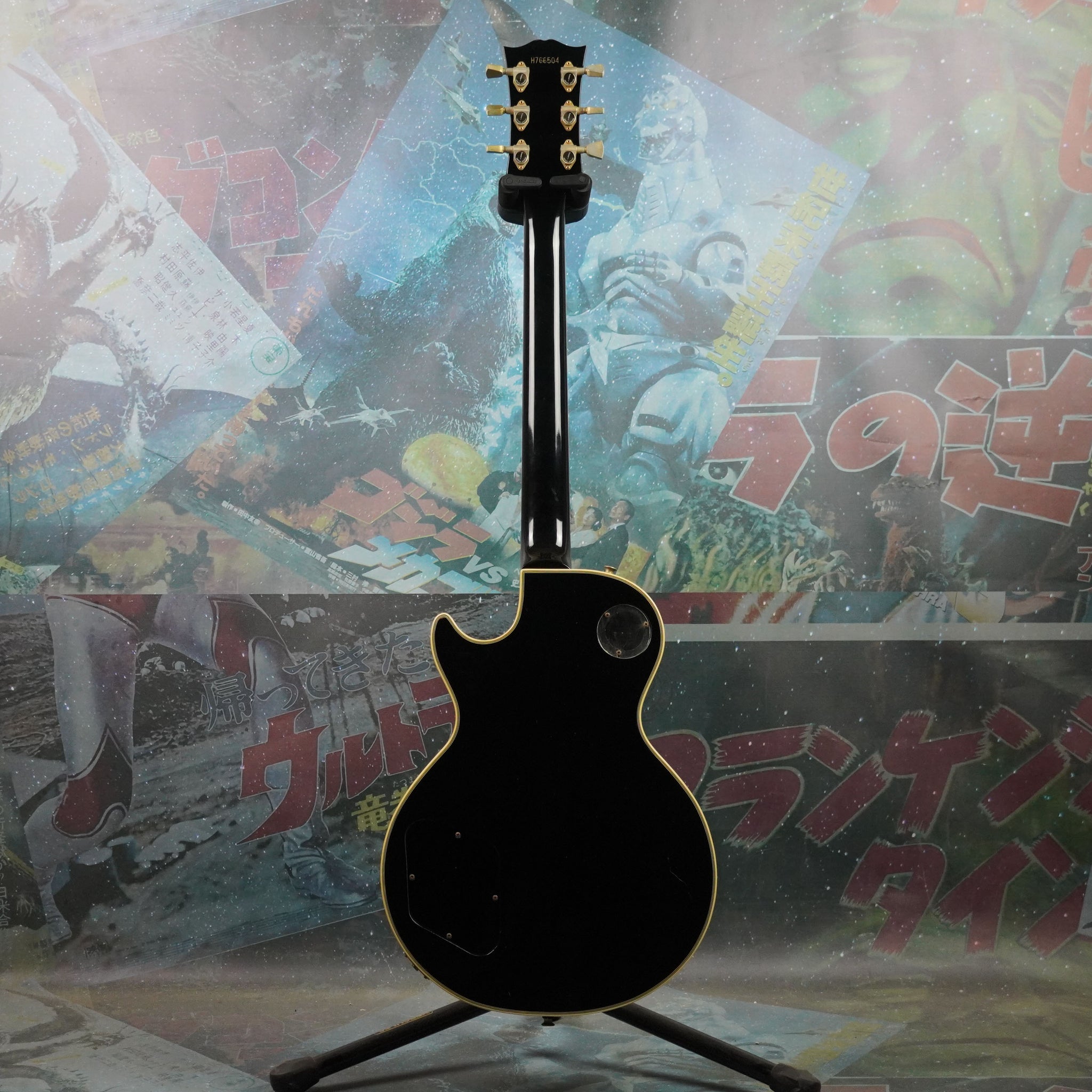 Greco EG-600B Single Cut Custom 1976 Ebony MIJ Japan FujiGen