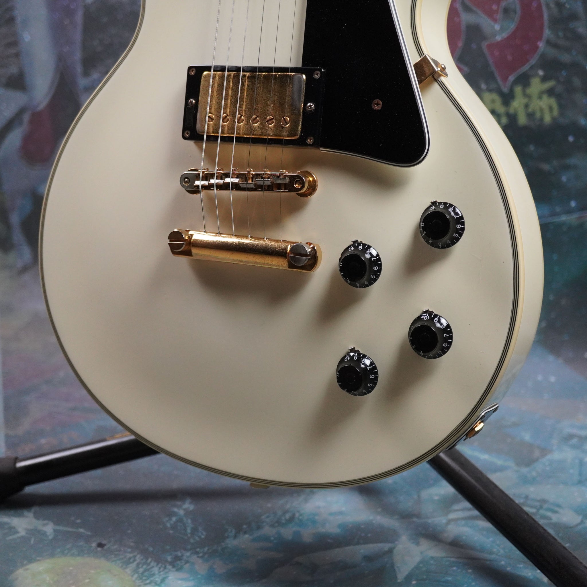 Burny RLC-70 '60 Model Single Cut Custom 1990's White MIJ Japan