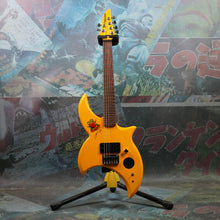 Load image into Gallery viewer, Fernandes GM-Jr Kenichi Ito Mad Soldiers Signature Mini Guitar Built In Amplifier 2000&#39;s Yellow
