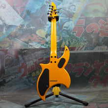 Load image into Gallery viewer, Fernandes GM-Jr Kenichi Ito Mad Soldiers Signature Mini Guitar Built In Amplifier 2000&#39;s Yellow
