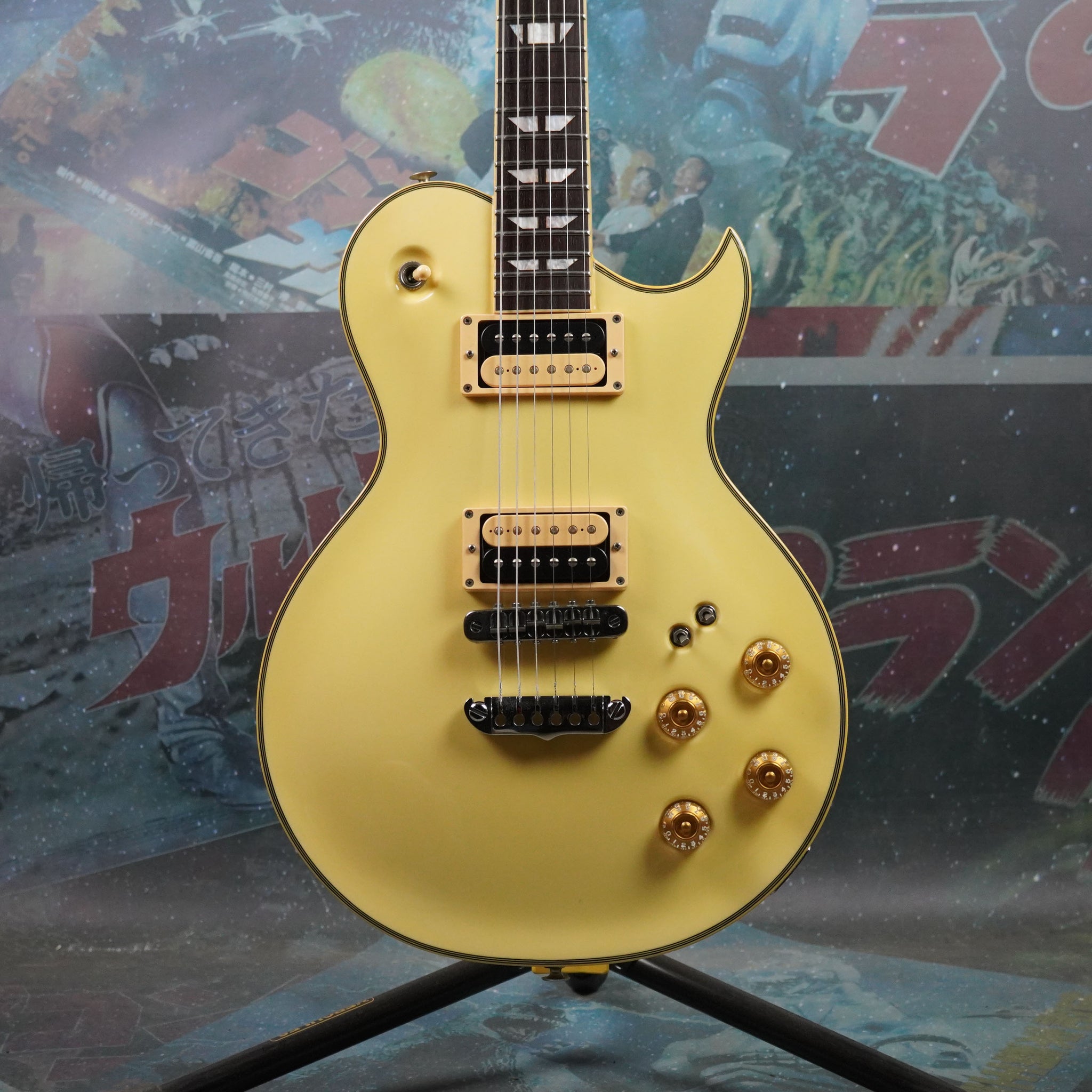 Aria Pro II PE-60 1984 Ivory White MIJ Japan Matsumoku – Guitarzilla