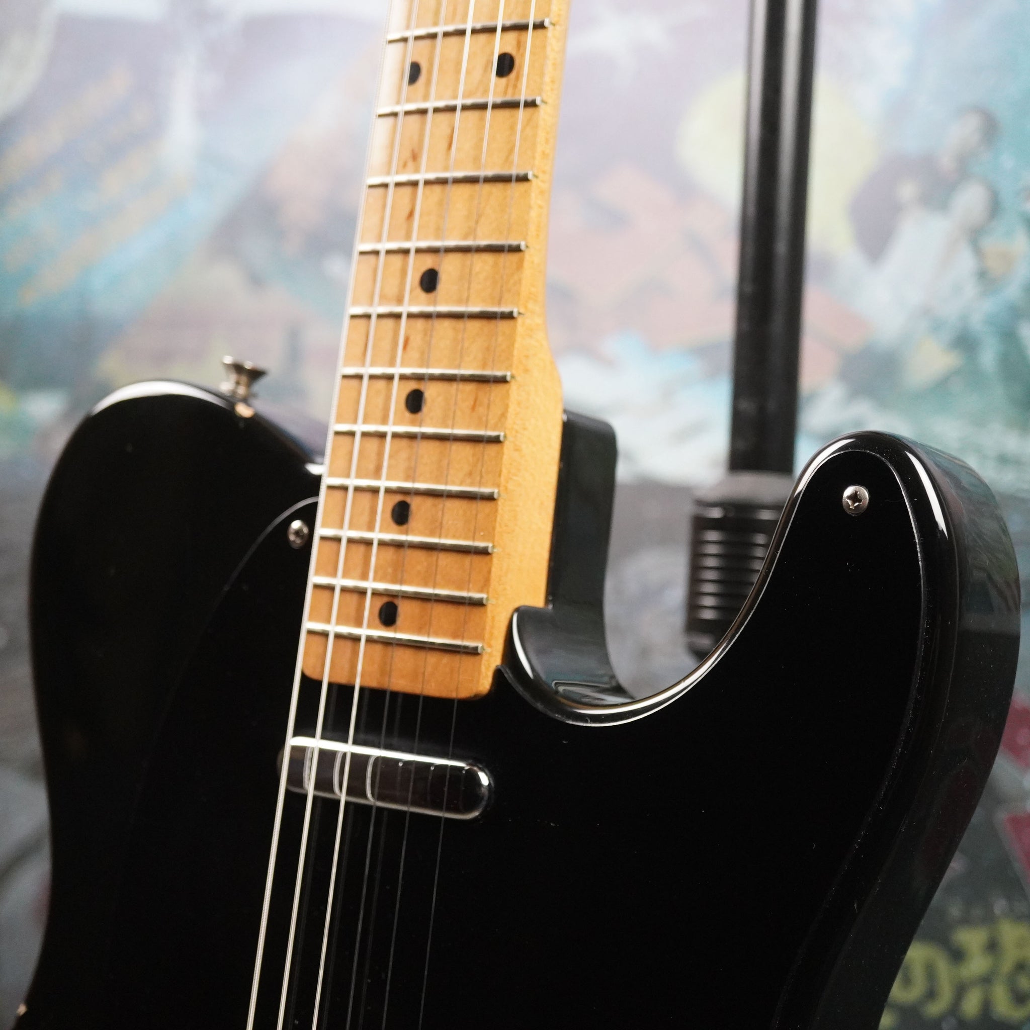 Squier Telecaster CTL-398 1985 Black MIJ Japan E Serial – Guitarzilla