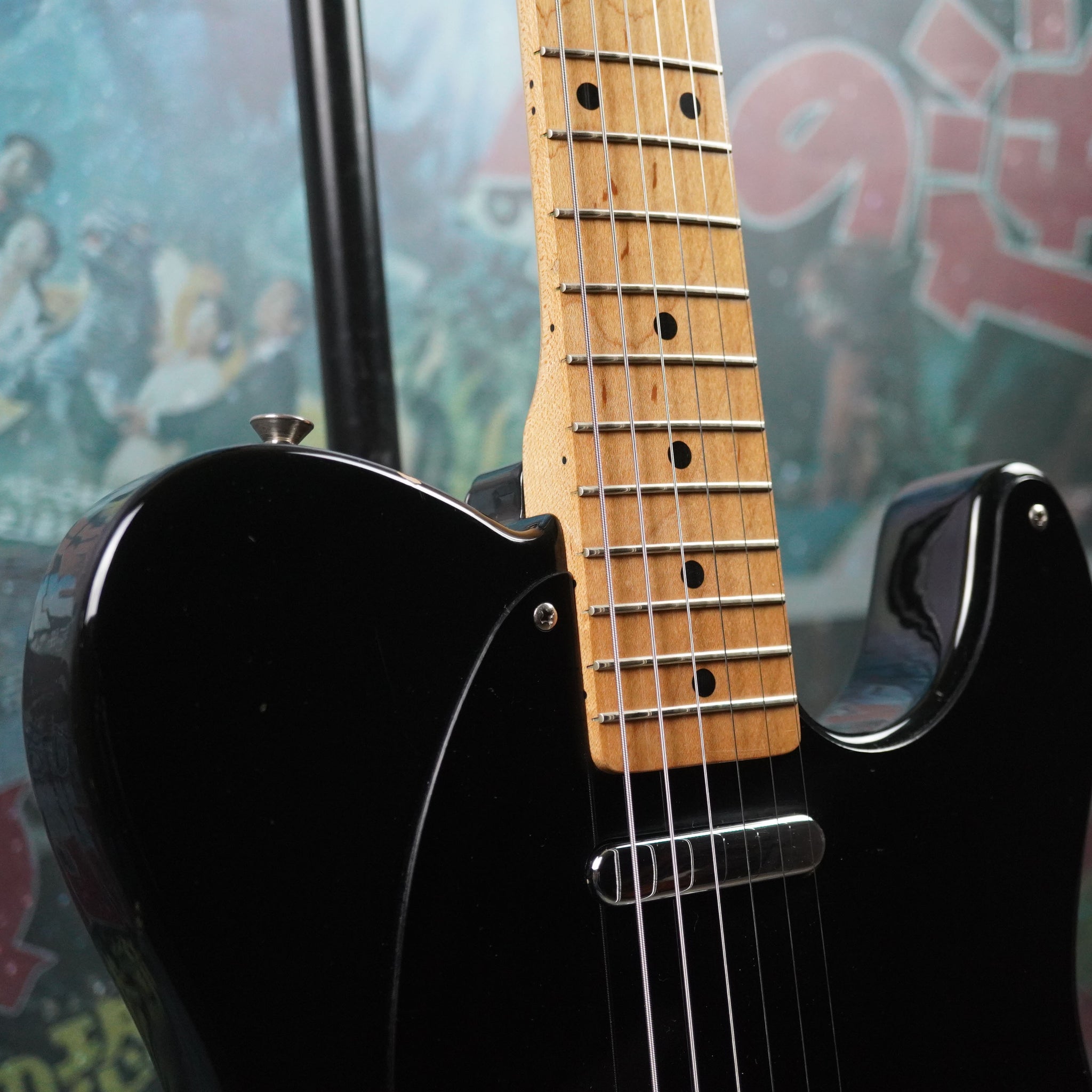 Squier Telecaster CTL-398 1985 Black MIJ Japan E Serial – Guitarzilla
