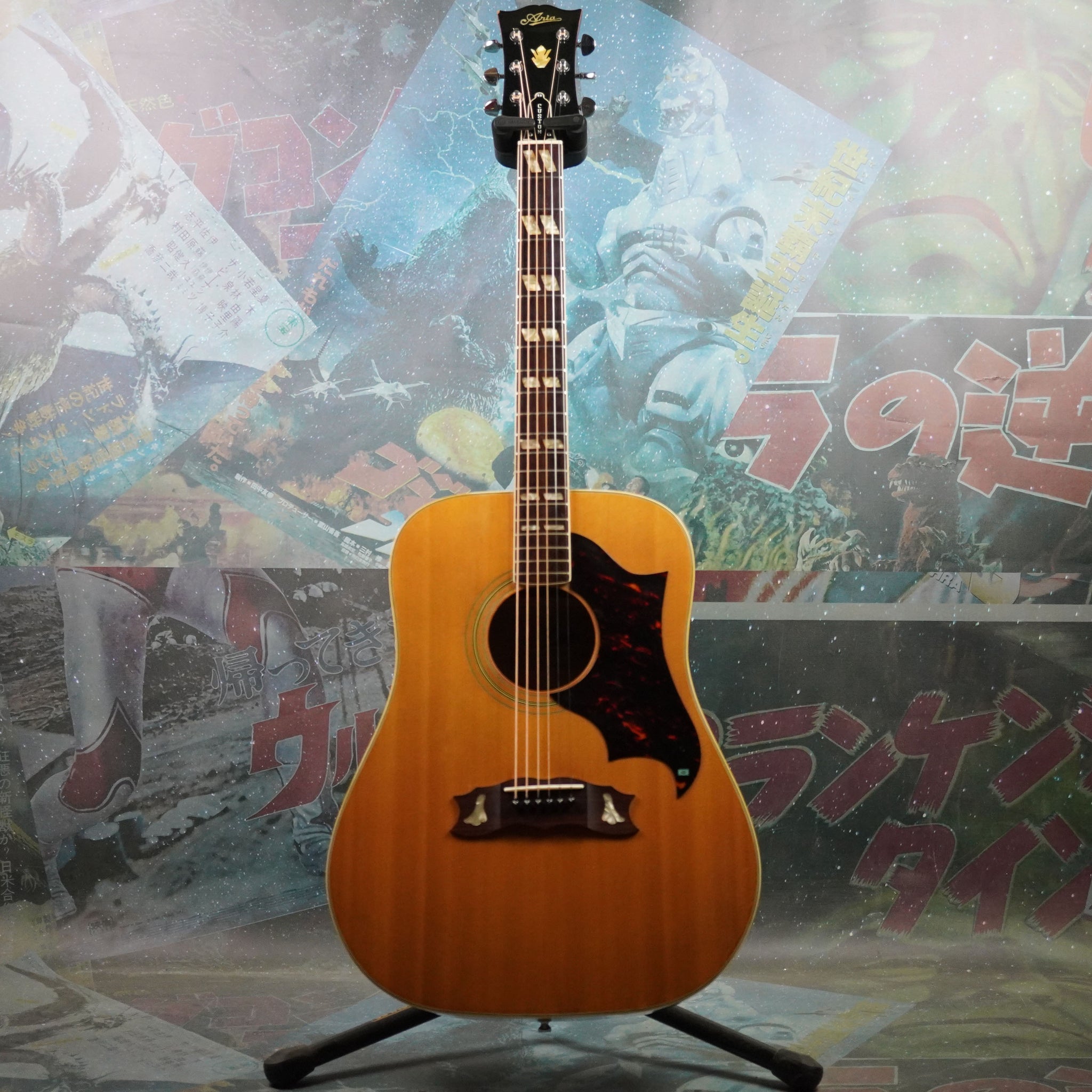 Aria DOVE CUSTOM WD-30/美品 Aria WD-30 Dove Style Acoustic Guitar 1970's Natural MIJ Japan