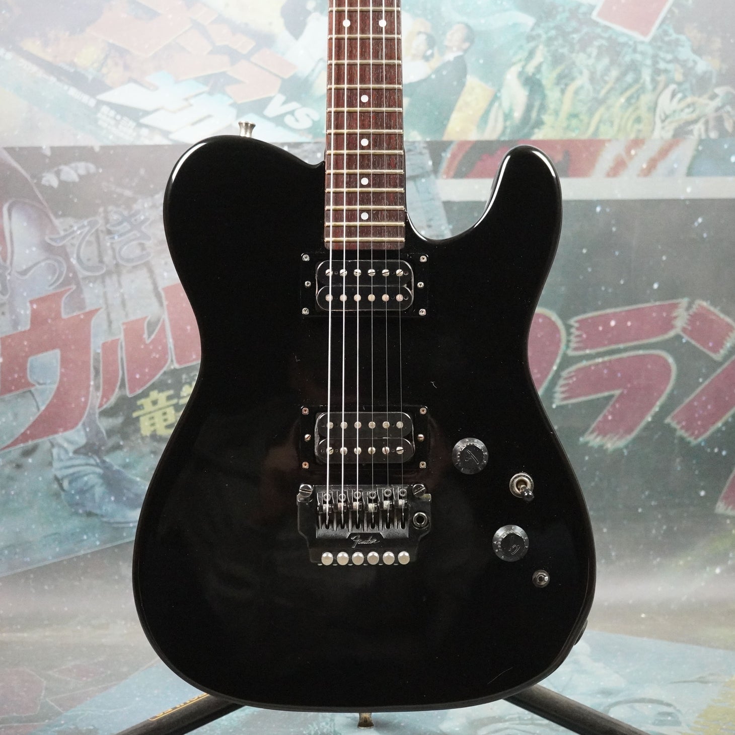 Fender Telecaster Boxer Series TL555 Super Tele 1985 Black MIJ Japan