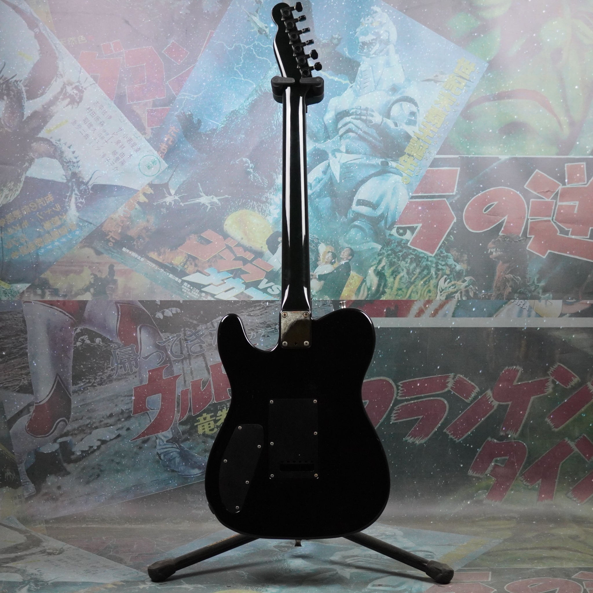 Fender Telecaster Boxer Series TL555 Super Tele 1985 Black MIJ Japan