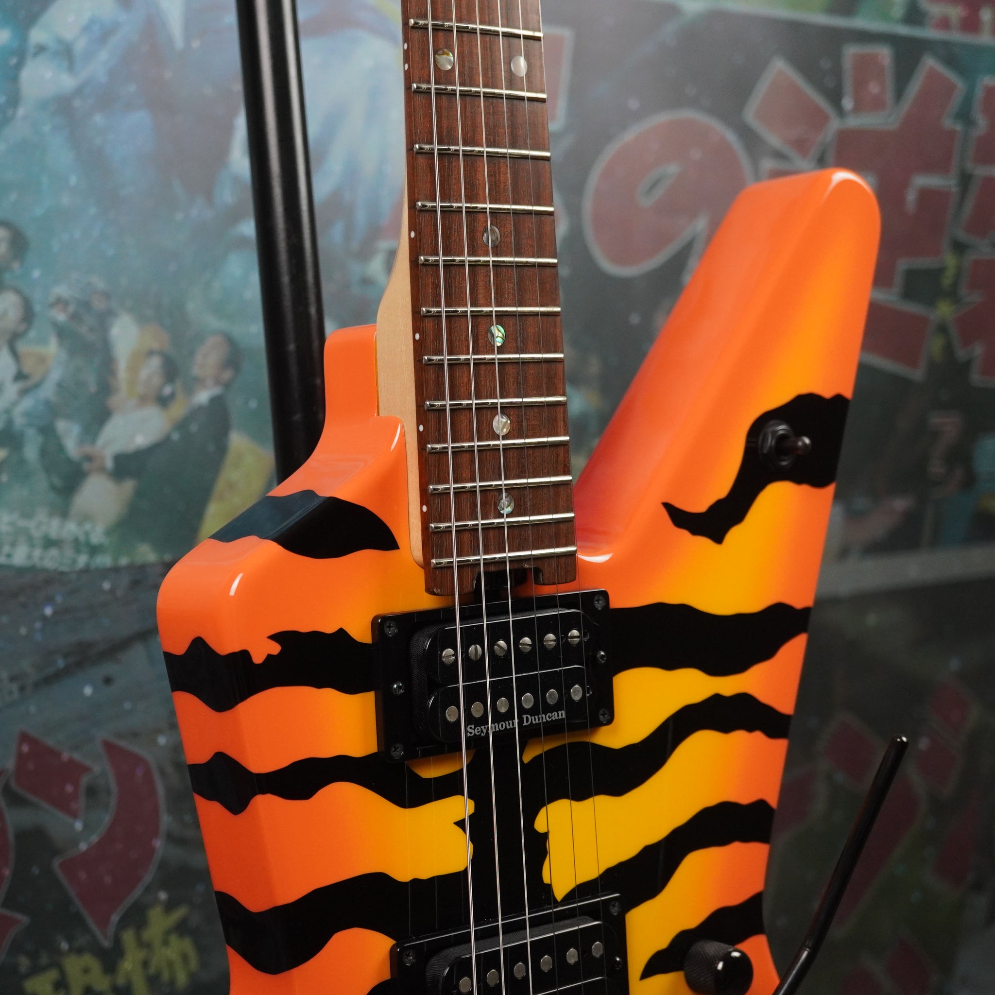 Edwards Random Star E-RS-160R 2015 Orange Tiger MIJ ESP Japan – Guitarzilla