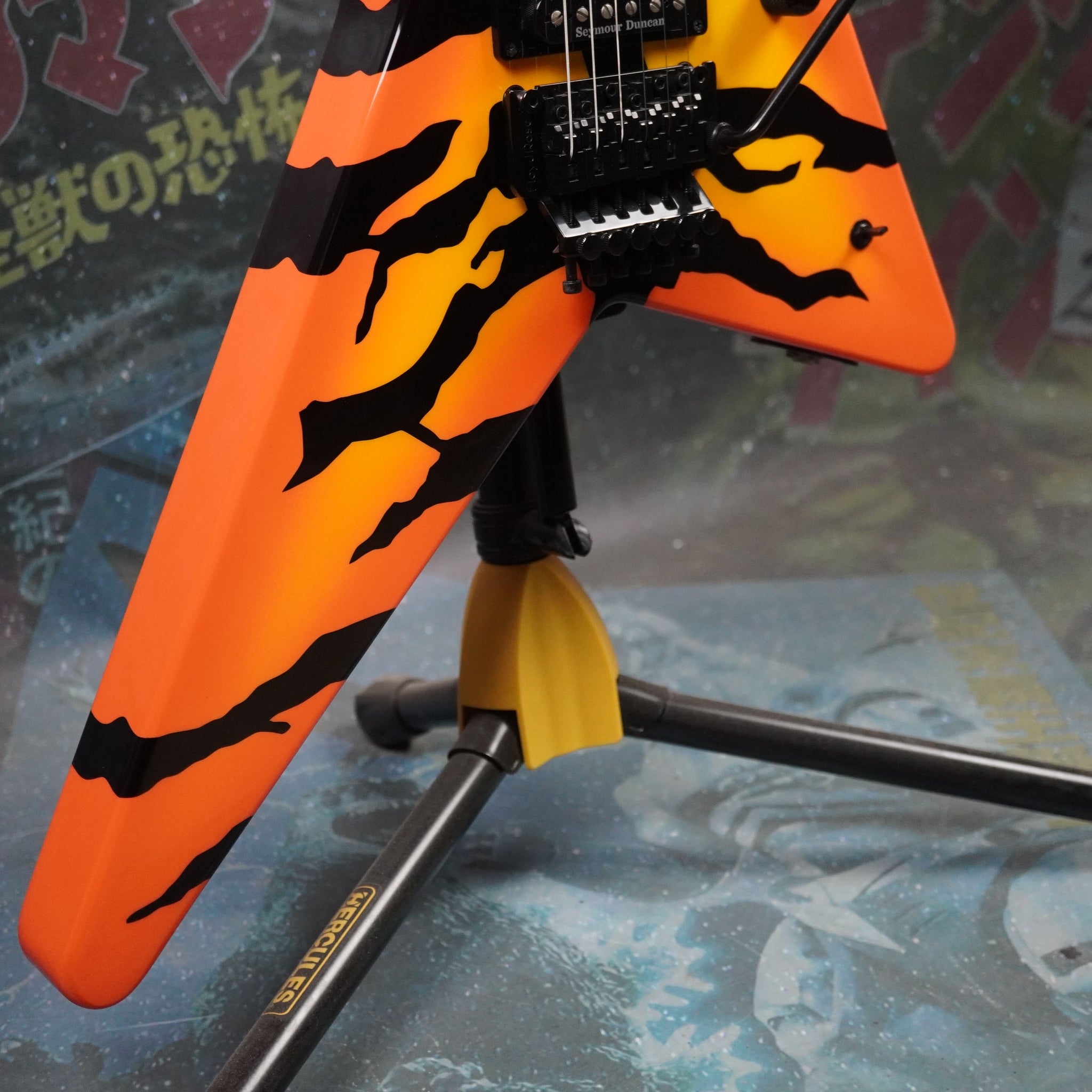 Edwards Random Star E-RS-160R 2015 Orange Tiger MIJ ESP Japan – Guitarzilla