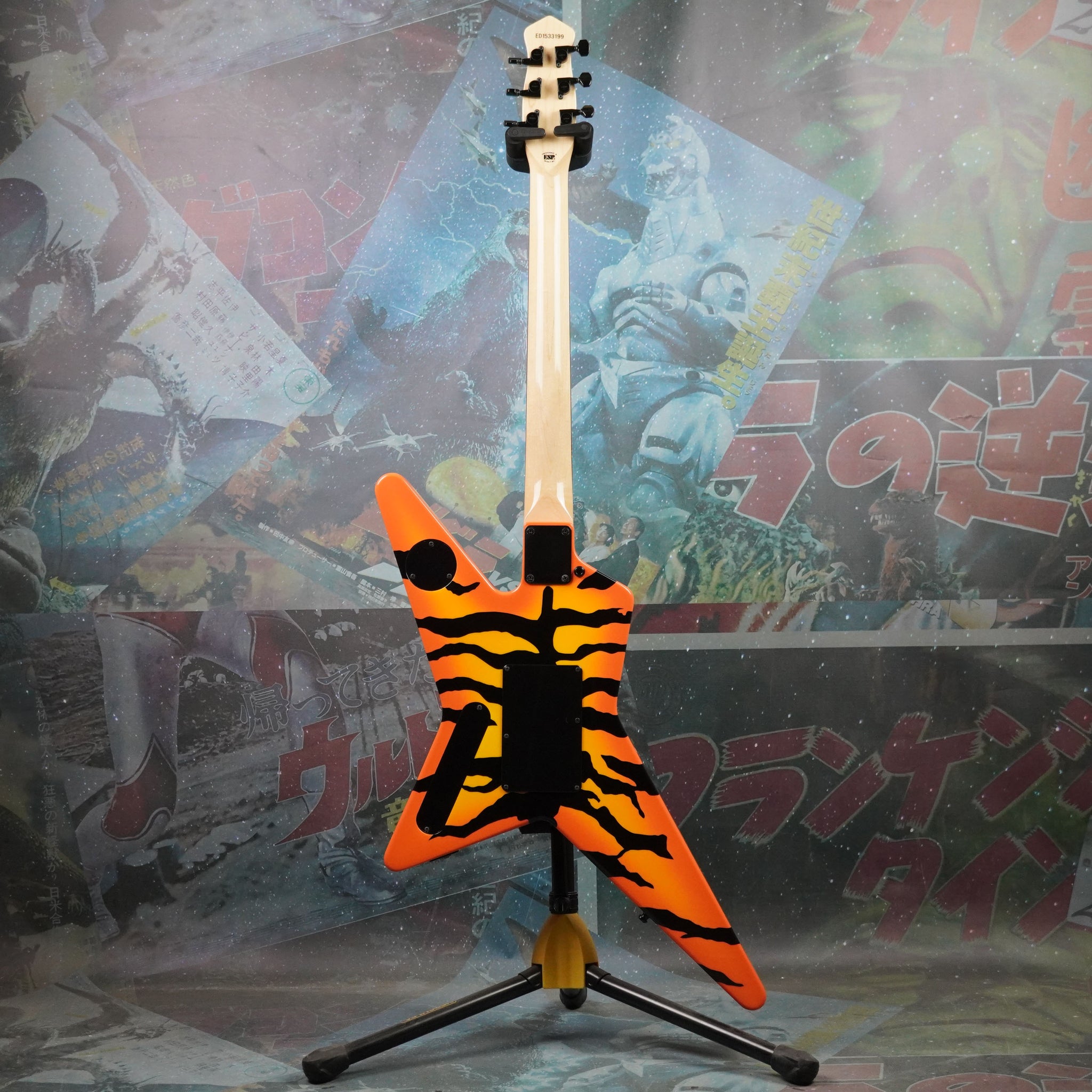 Edwards Random Star E-RS-160R 2015 Orange Tiger MIJ ESP Japan – Guitarzilla