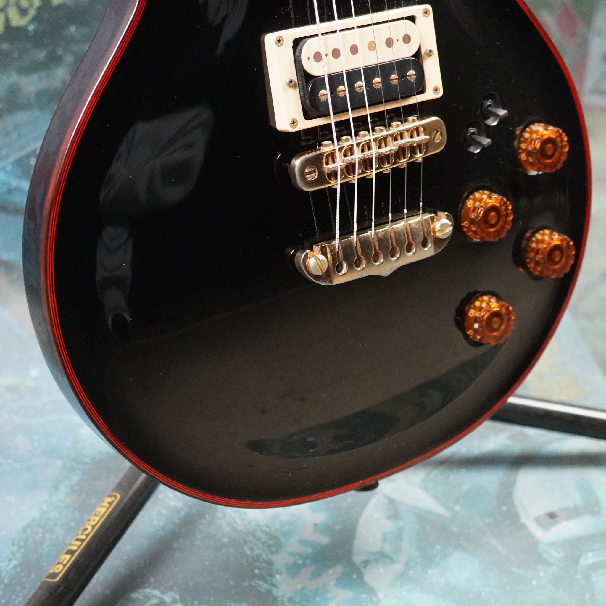 Aria Pro II PE-R100 1982 Black MIJ Japan Matsumoku – Guitarzilla