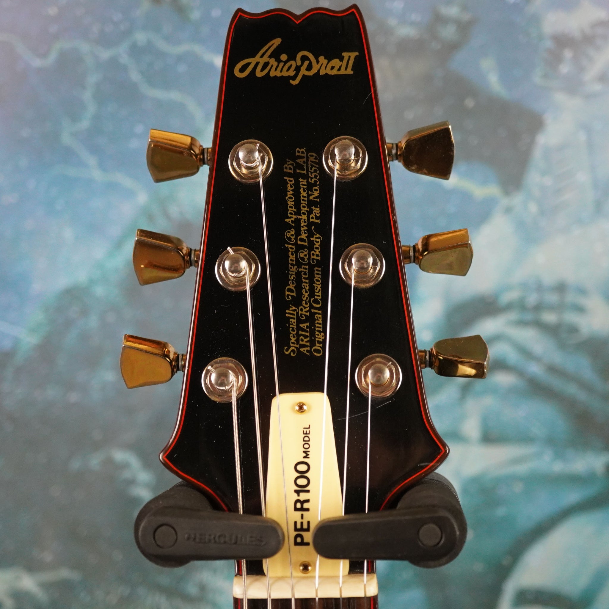 Aria Pro II PE-R100 ブラック 1980年代 Aria Pro II PE-R100 1982 Black MIJ Japan Matsumoku – Guitarzilla