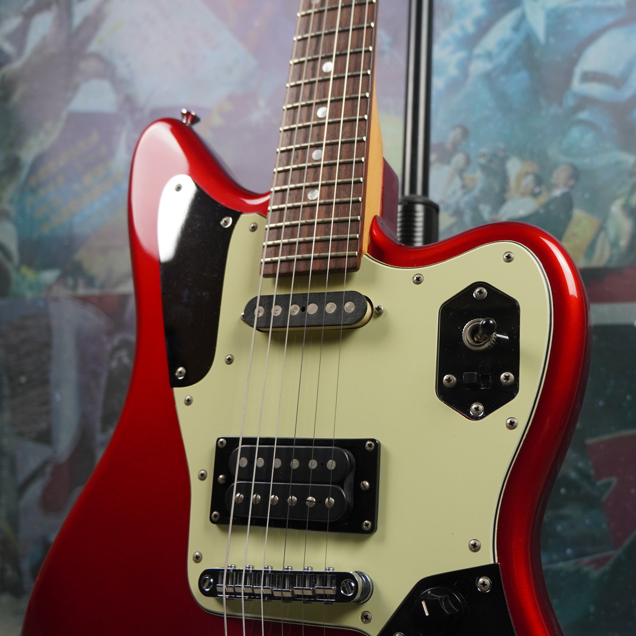 Schecter AR-06 Jaguar Offset 2000's Candy Apple Red MIJ Japan