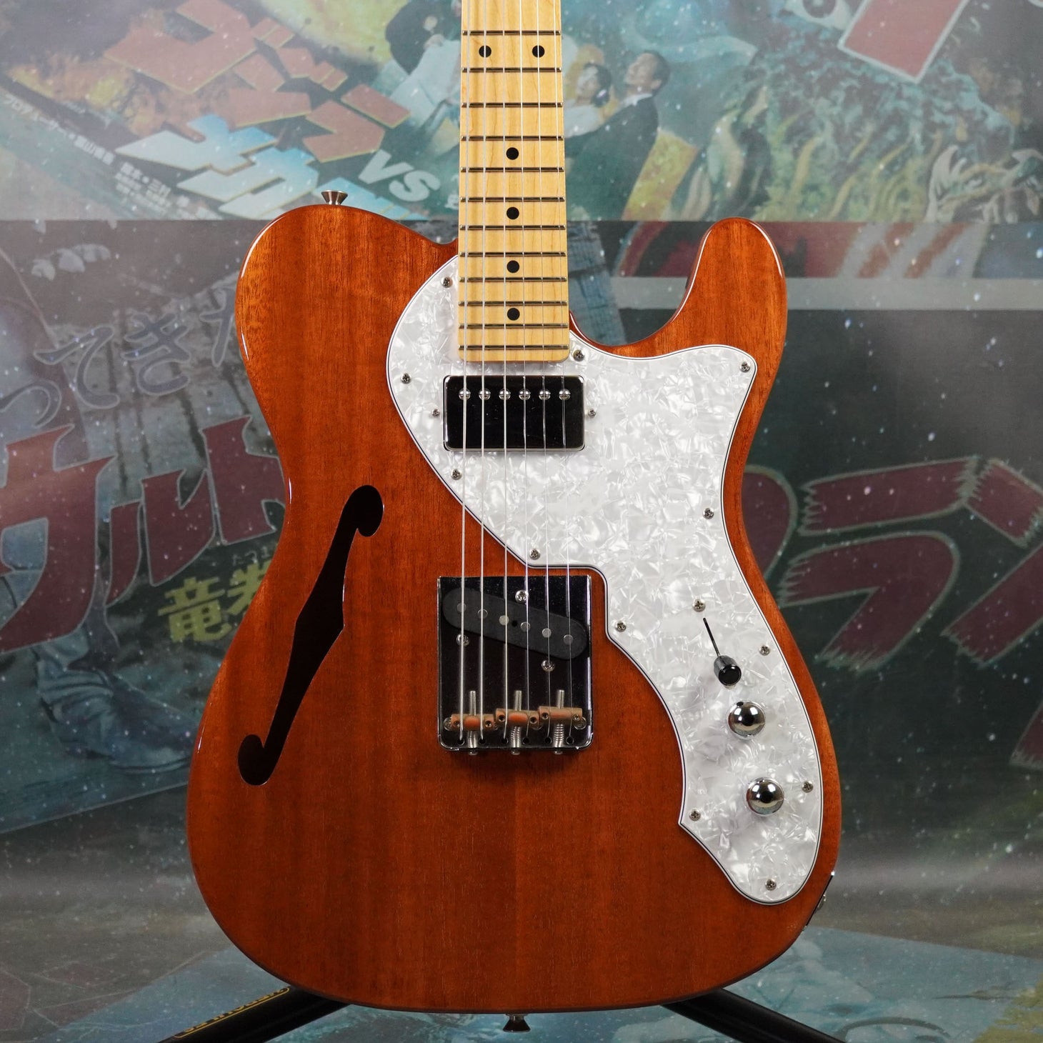 FGN NTL-103 Tele Thinline 2016 Natural Mahogany MIJ Japan FujiGen