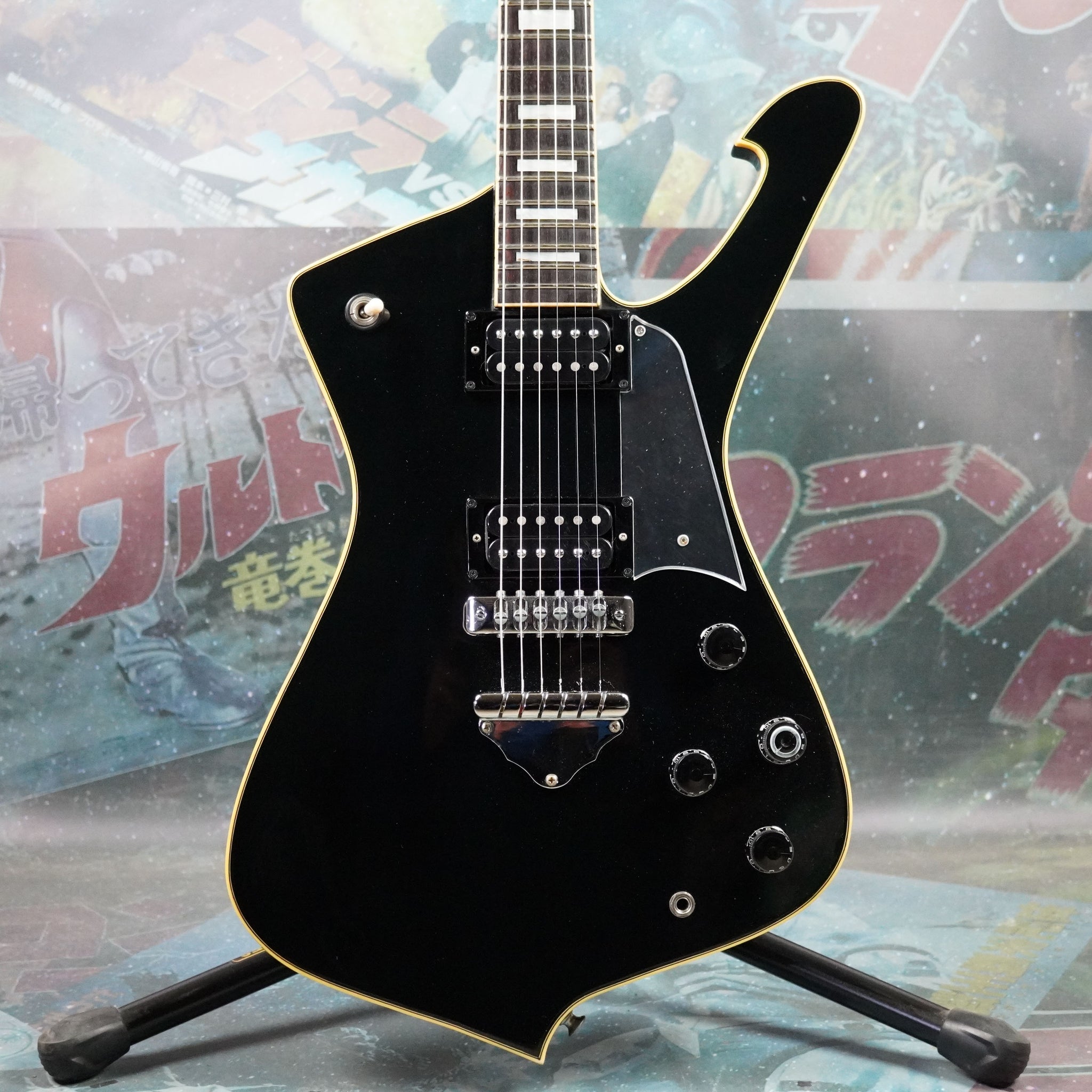 Greco Mirage Custom 1978 Black MIJ Japan FujiGen Iceman – Guitarzilla