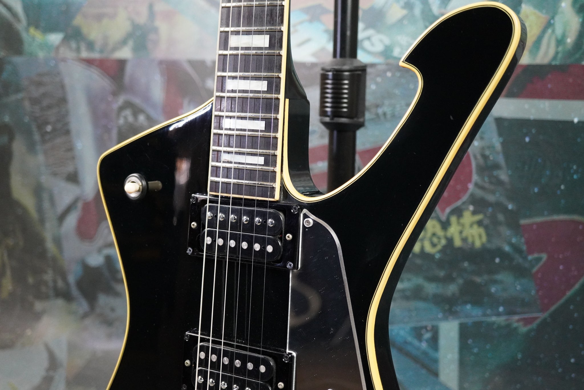 Greco Mirage Custom 1978 Black MIJ Japan FujiGen Iceman – Guitarzilla