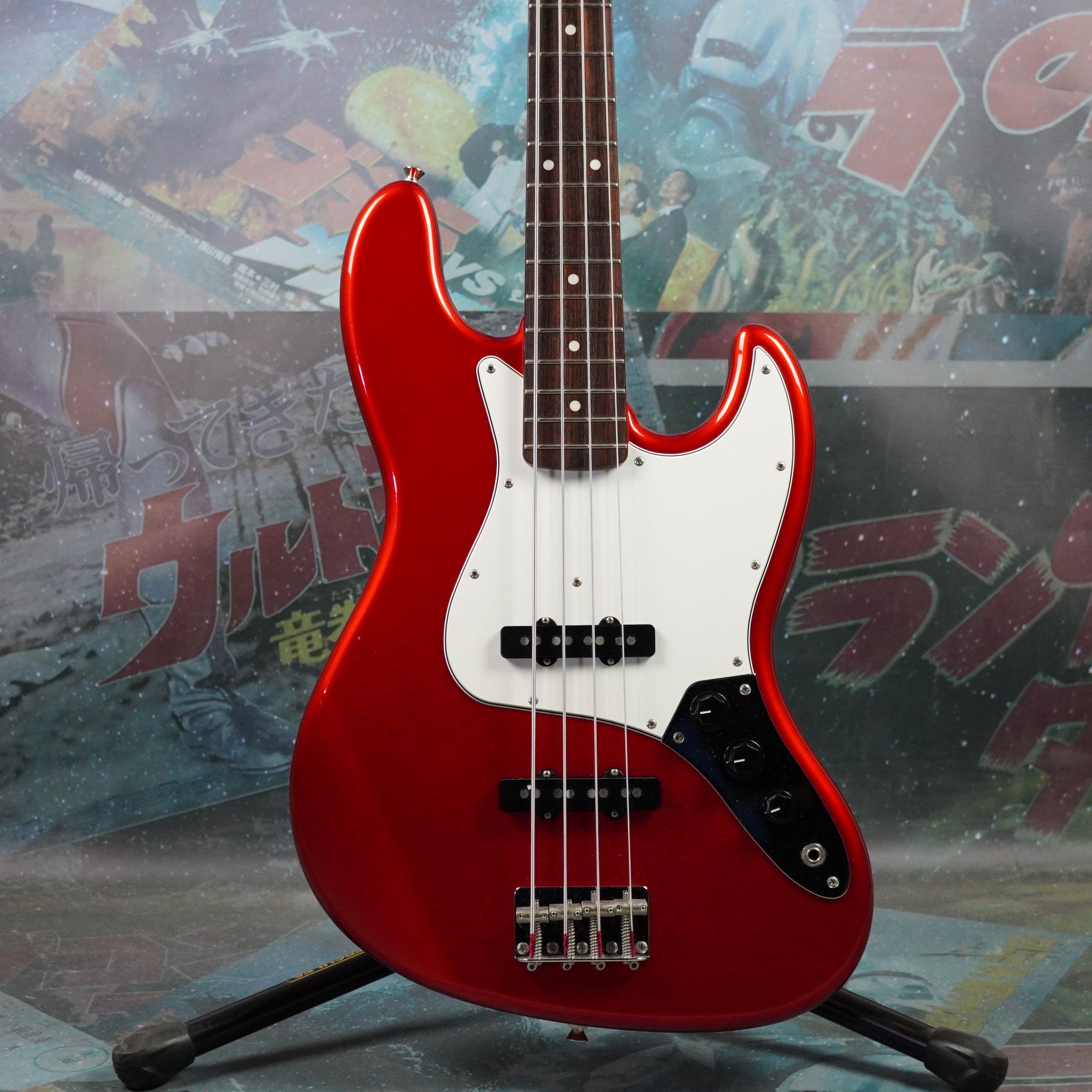 ベース FUJIGEN FGN J-standard JB JAZZ BASS FGN J Standard Jazz Bass 2011 Candy Apple Red MIJ FujiGen