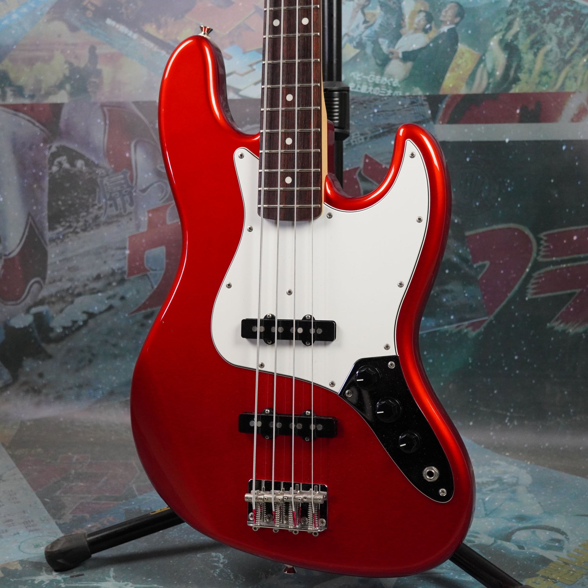 FGN J Standard Jazz Bass 2011 Candy Apple Red MIJ FujiGen