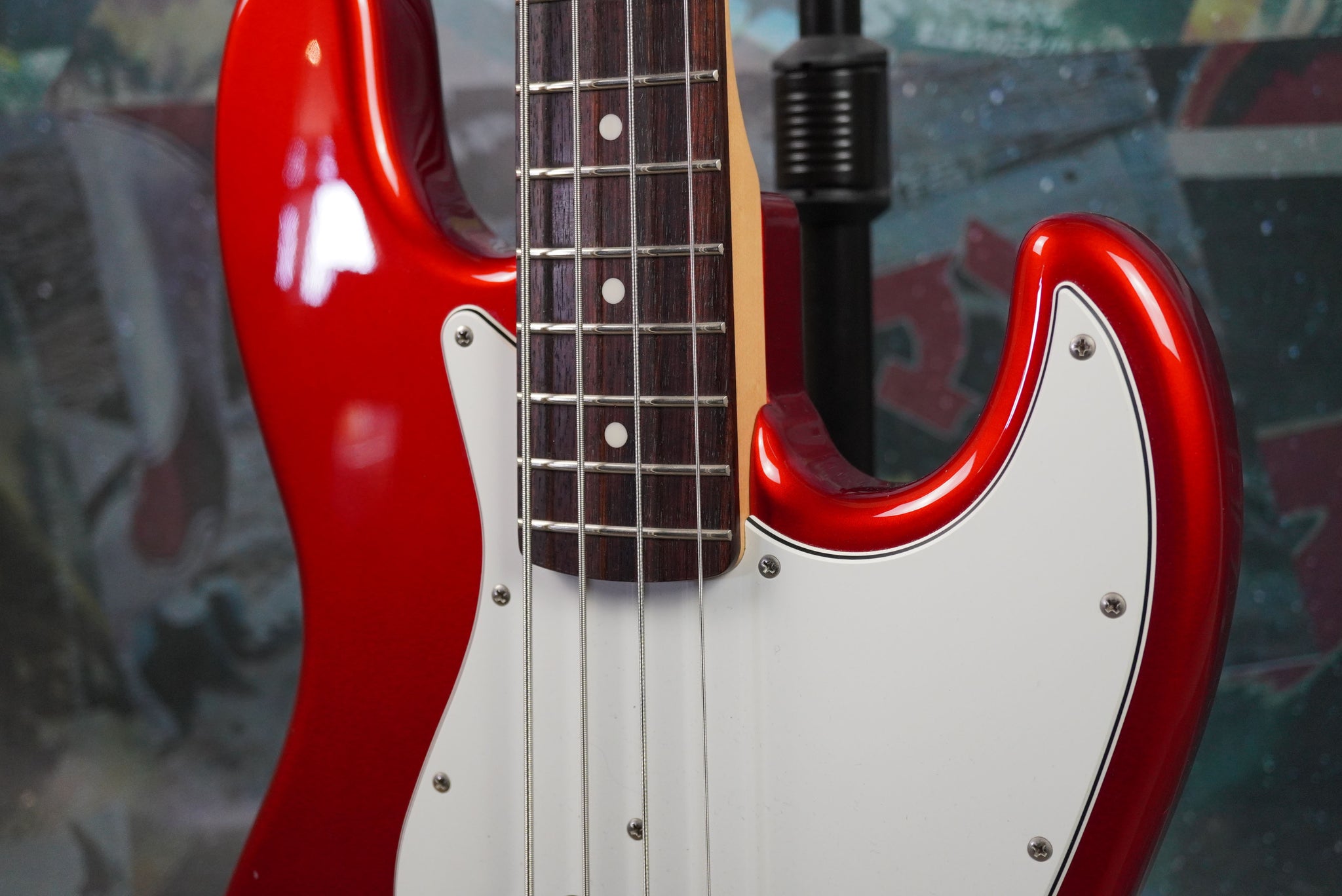 ベース Fujigen j classic jazz bass type red FGN J Standard Jazz Bass 2011 Candy Apple Red MIJ FujiGen
