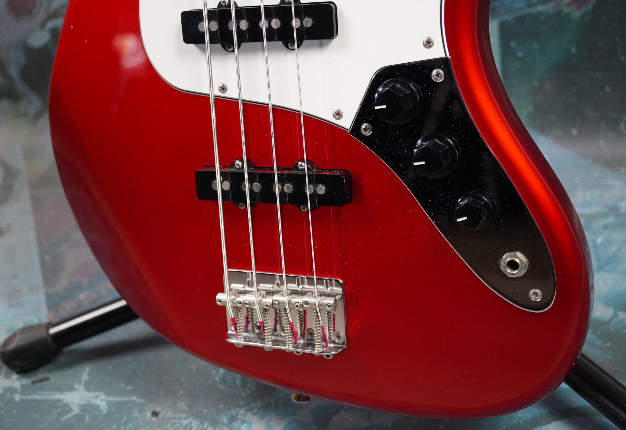 FGN J Standard Jazz Bass 2011 Candy Apple Red MIJ FujiGen