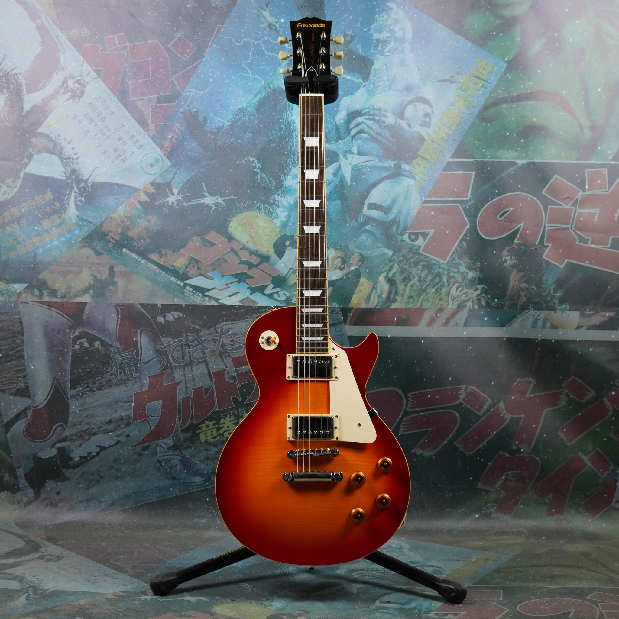 Edwards E-LP 98 LTS 2010 Cherry Sunburst MIJ Japan – Guitarzilla