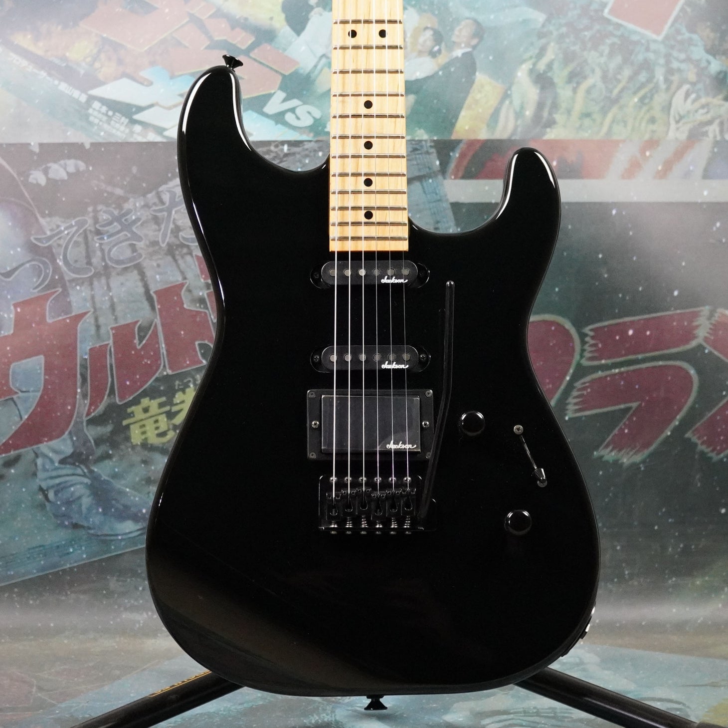 Charvel by Jackson/Charvel Model 1C Superstrat 1988 Black MIJ Japan