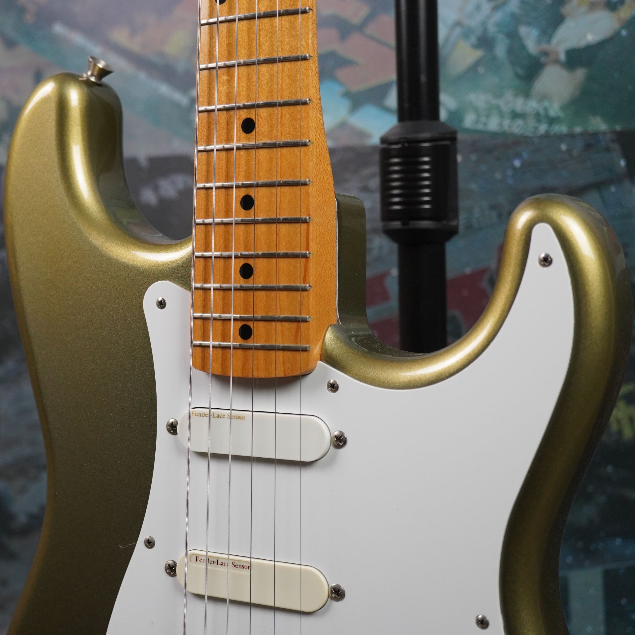 Fender Stratocaster '54 Reissue ST54-770LS Lace Sensor 1990 Pewter