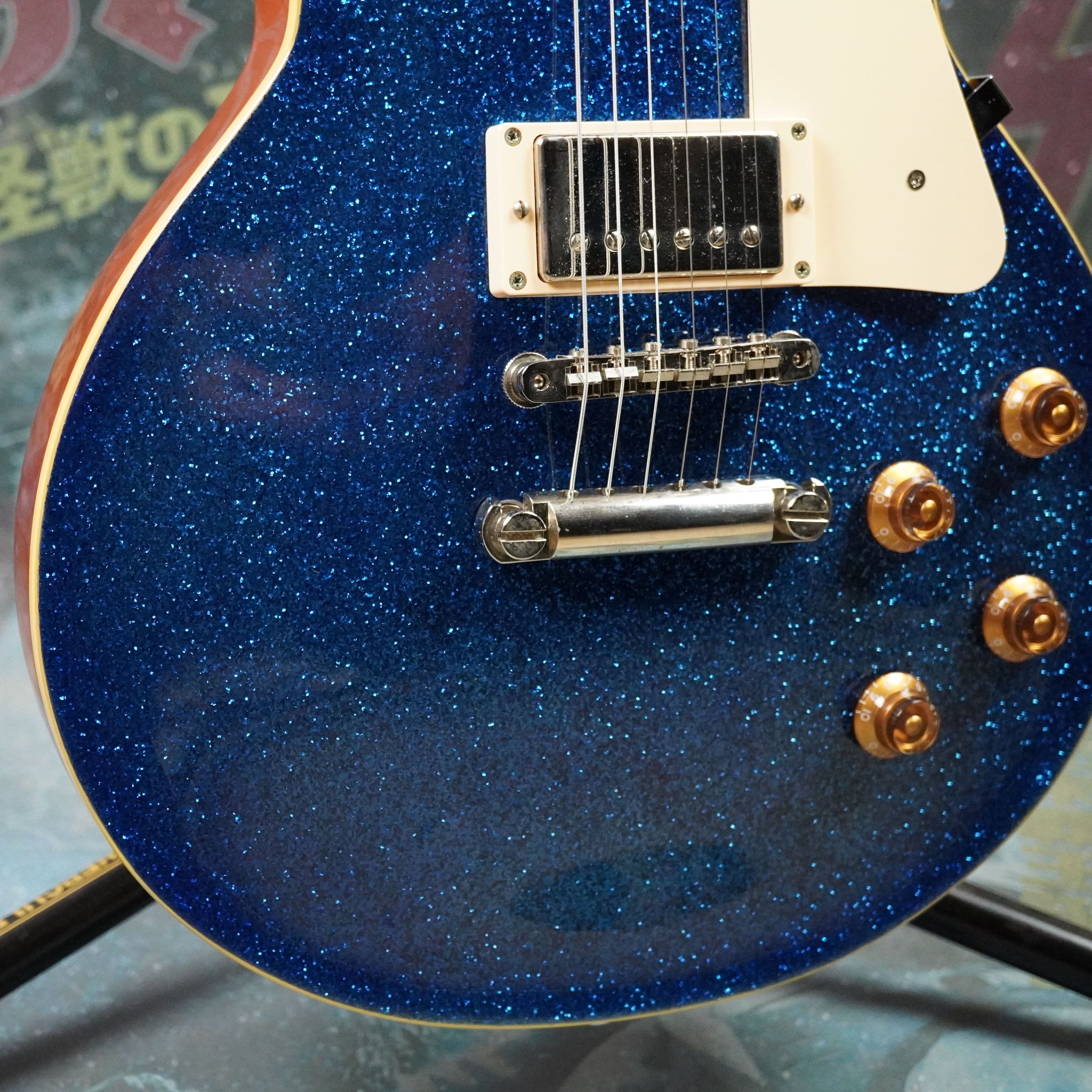 Edwards E-LP-108 SD 2013 Blue Sparkle MIJ ESP Japan – Guitarzilla