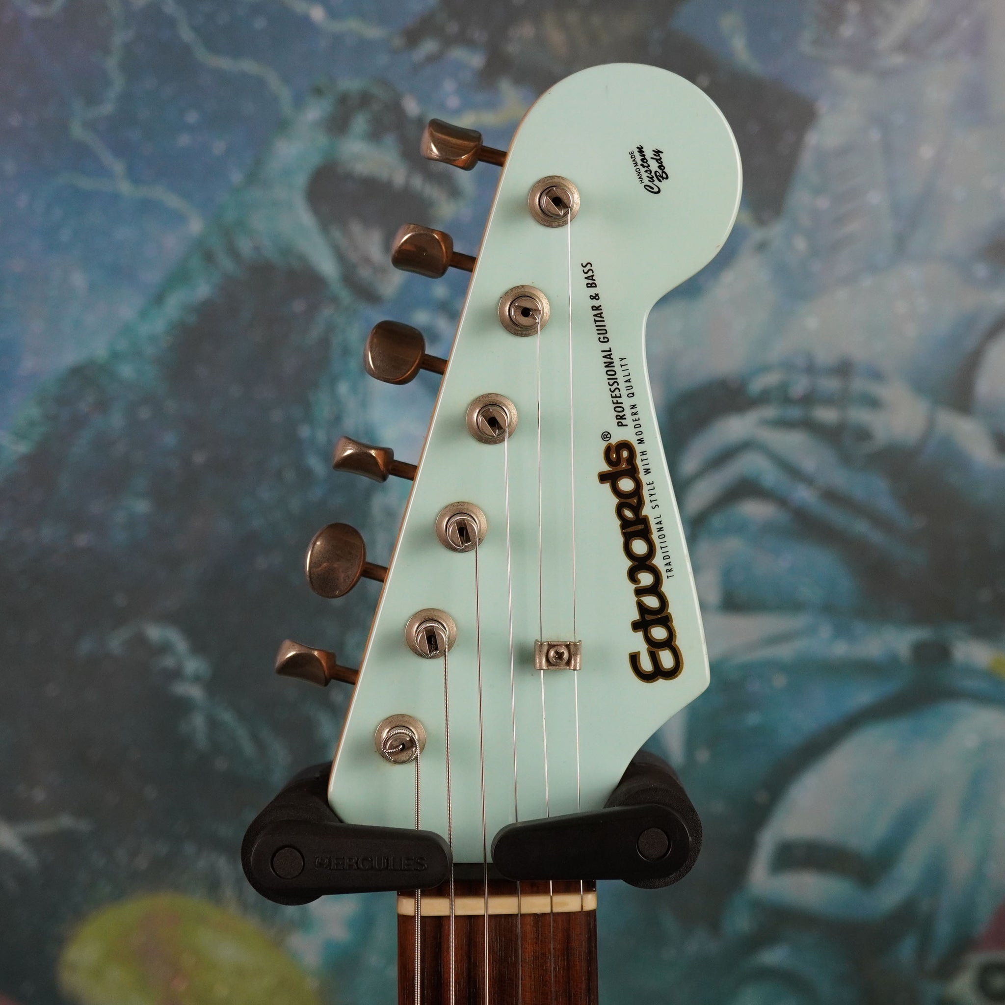 Edwards E-SE 100 Lacquer Taste Double Cut 2013 Sonic Blue MIJ ESP