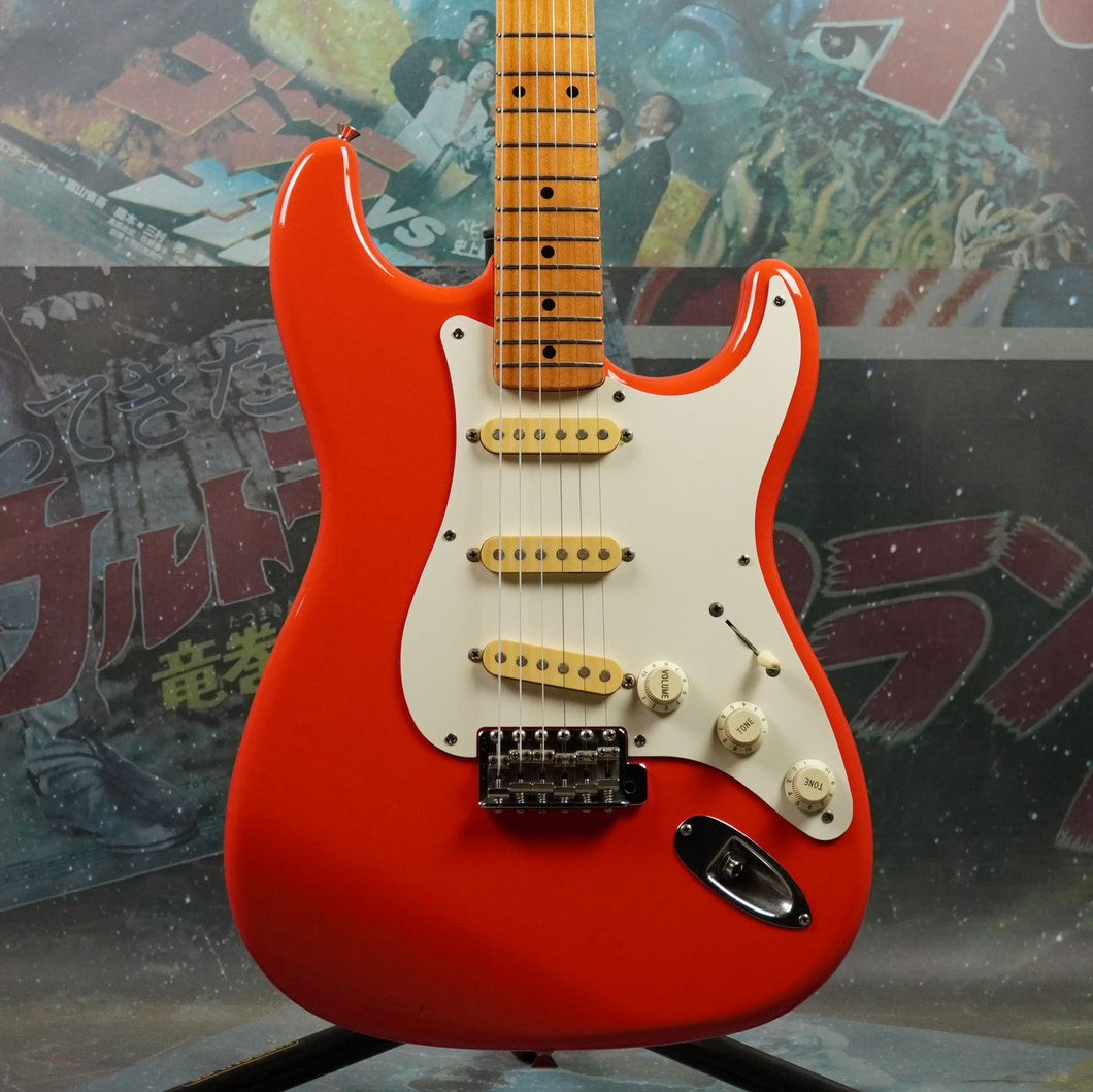 Squier Hank Marvin Signature Stratocaster 1992 Fiesta Red MIJ Japan
