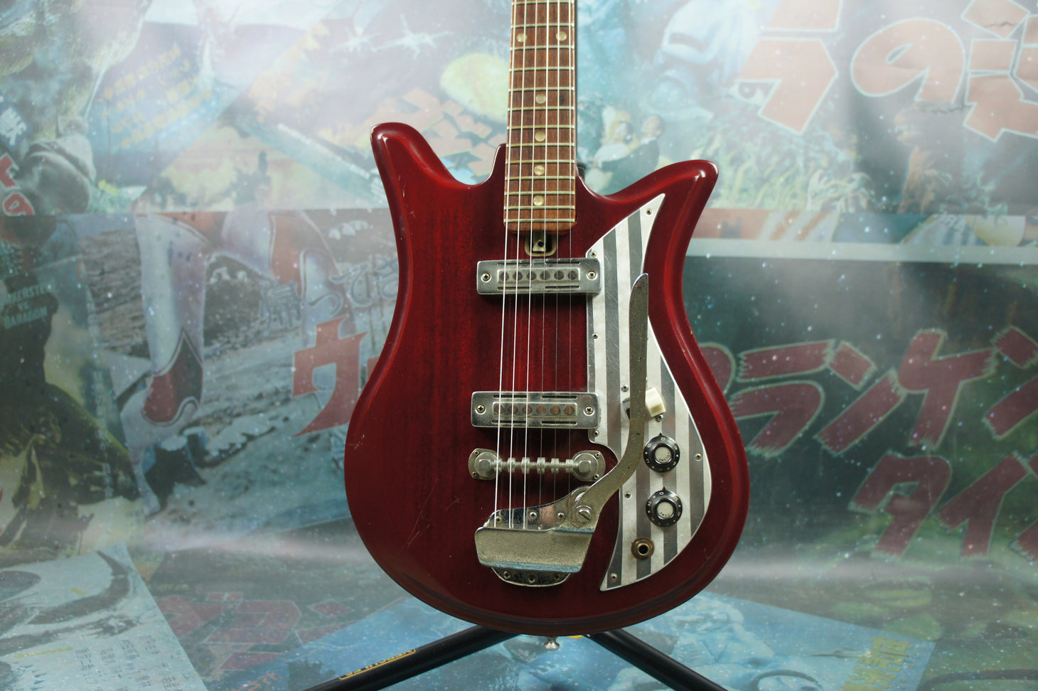 Teisco SM-2L 1960's Cherry MIJ Japan Vintage